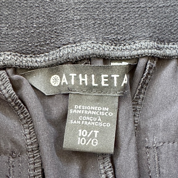 Athleta Black Track Pants - Picture 3 of 5